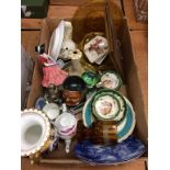A box of assorted, to include Royal Worcester, Maling etc.
