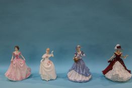 Four Royal Doulton figurines