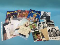 Autograph collection, to include John Inman, Lesley Joseph etc.