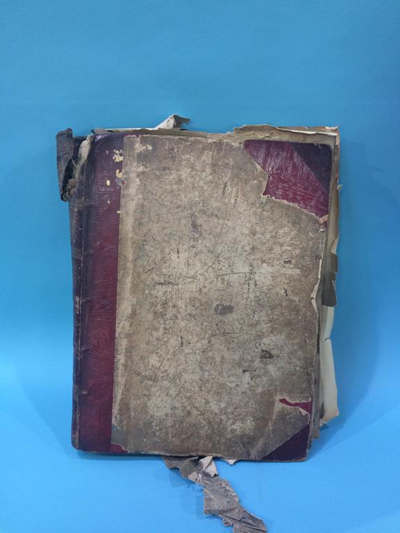 A Victorian scrap book and contents