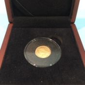 A half sovereign, dated 1894