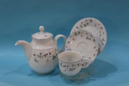 A large quantity of Royal Doulton 'Strawberry Fayre' dinner and tea wares