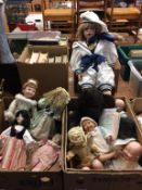 A Collection of eleven Ashton Drake dolls ( Some Certificates) to include Bo Peep,Little Ballerina,