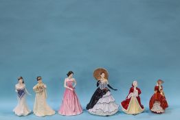 Six Royal Doulton figurines