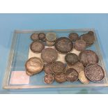 Coins, to include various silver crowns and florins etc.