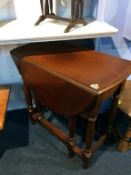 A mahogany gateleg table