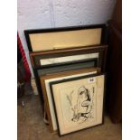 A collection of various prints and watercolours etc.