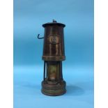 A Patterson Lamps Limited of Gateshead Miners lamp