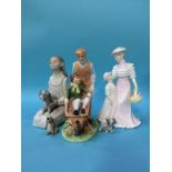 Coalport, Wade and Nao figures