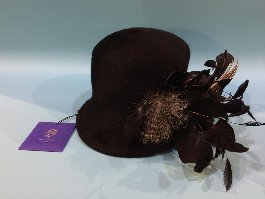 A Philip Treacy hat, new with tag