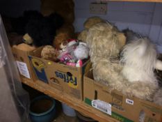 A large quantity of teddy bears