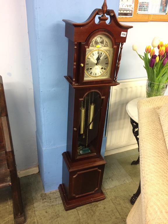 A modern Tempus Fugit 31 day Grandmother clock
