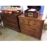 Two chests of drawers