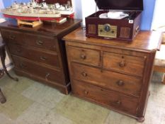 Two chests of drawers