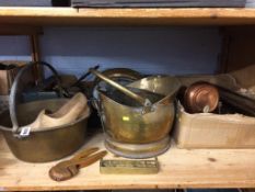 A jam pan and a coal scuttle etc.