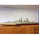 Two remote controlled Naval vessels