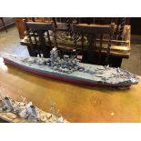 A remote controlled Japanese War Ship, 130cm