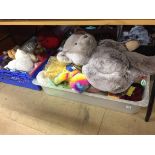 Two boxes of teddy bears