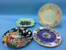 Four Maling plates