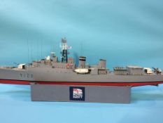 A remote controlled Naval Destroyer