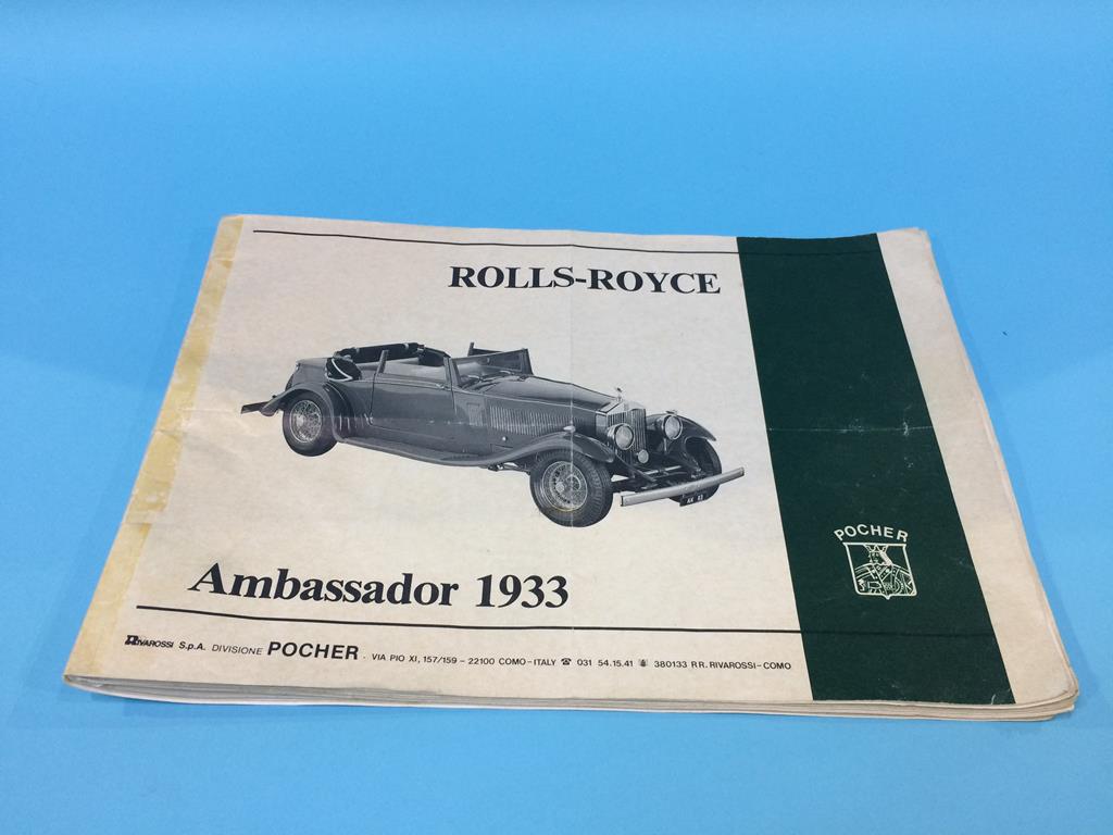 A Pocher model of a Rolls Royce Ambassador, 1933 - Image 5 of 5