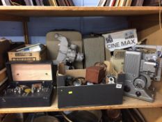 A quantity of cine equipment