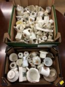 A quantity of crested ware