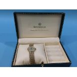 A boxed Ladies 9ct gold 'Sovereign' watch, 16g total