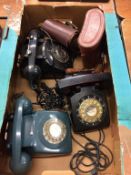 Three GPO telephones etc.