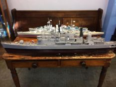 A remote controlled Royal Naval Ship