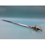 A Commemorative sword celebrating the Tower of London's Novo Centenary 1878 - 1978