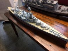 A remote controlled Royal Naval Ship