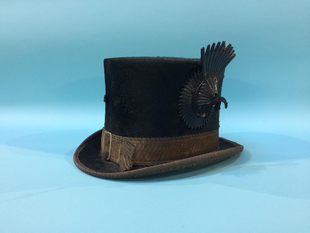 A Victorian top hat