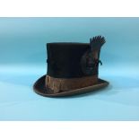 A Victorian top hat