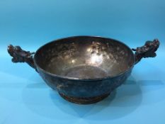 An Oriental plated bowl