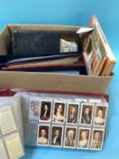 A quantity of cigarette cards