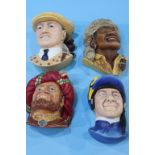 Four Bosson's figure heads (boxed)