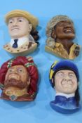 Four Bosson's figure heads (boxed)