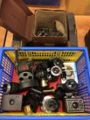 Various cameras and lenses