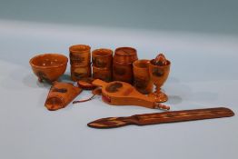 A collection of Mauchline ware (13)