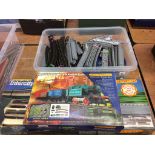 Two Hornby train sets and accessories
