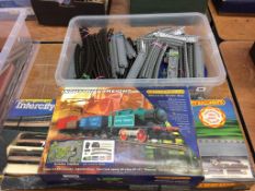 Two Hornby train sets and accessories