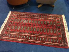 A Persian design rug