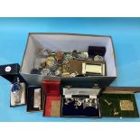 A box of costume jewellery