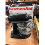 A Kitchen Aid mixer