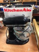 A Kitchen Aid mixer