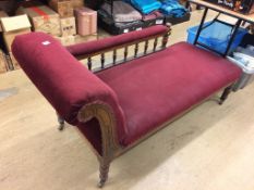 Edwardian chaise longue