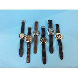 A collection of Gents wristwatches, to include Swatch and Rotary etc. (6)