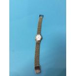 A '9k' Ladies 'Geneve' wristwatch, total weight 23.1g including 9ct gold strap