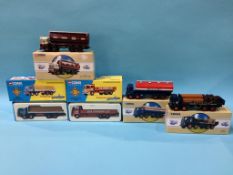 Five boxed Corgi Lorries